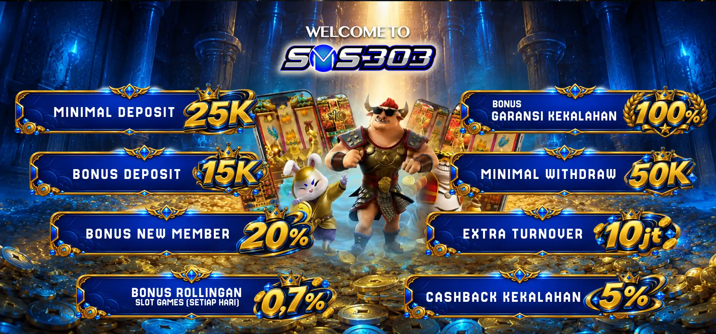 BONUS SITUS TERPERCAYA SMS303